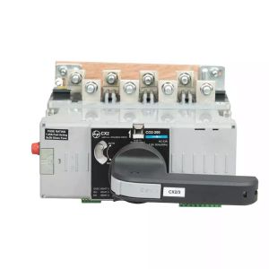 C-Line Motorised Changeover Switch FR2 200A 4P 415V AC Open Execution