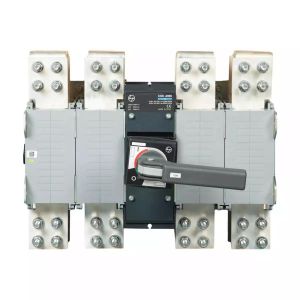 C-Line Manual Changeover Switch FR6 2000A 4P 415V AC Open Execution Extended Handle Center Operation