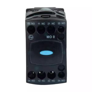 MO0 Control Contactor 4A 4P 415V AC 2NO+2NC AC-15 220V AC Coil 50/60 Hz