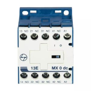 MX0 Mini Control contactor 4A 4P 415V AC 1NO+3NC AC-15 24V DC Coil