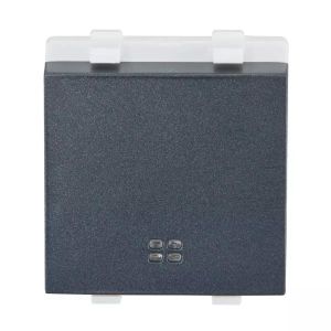 enGem Switch 32A DP with Indicator lamp 2M  Stone Grey 