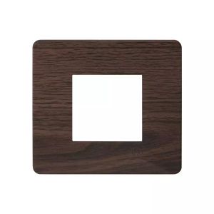 entice 2 module plate- Cinnamon Wood
