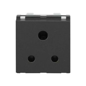 entice 3 Pin Socket 6A with ISI - Cha Grey